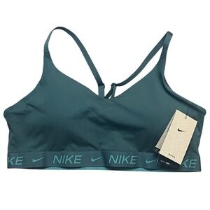 Nike Indy Light Support Padded Adjustable Sports Women Large Vintage Green